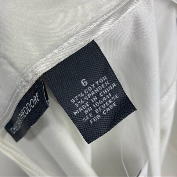 Chelsea & Theodore Women's NWT White High Waisted Career Pencil Skirt 6/W30 - Picture 10 of 10